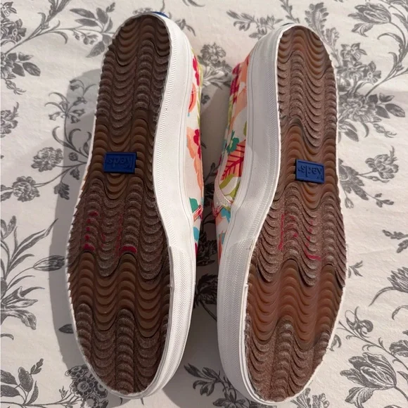 Keds Multicolor Floral Slip-On Sneakers - Picture 4 of 7